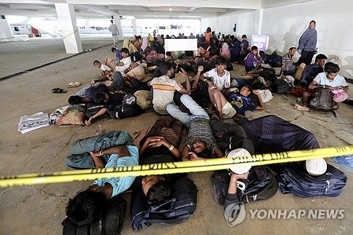 로힝야 난민들