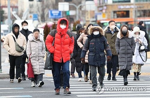 영하10도 안팎 아침 추위