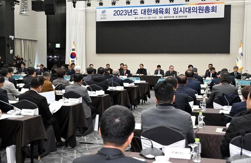 체육회 임시 대의원총회