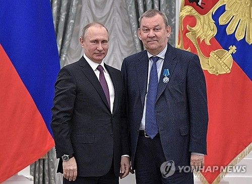 볼쇼이극장 총감독에 선임된 게르기예프와 푸틴 러시아 대통령