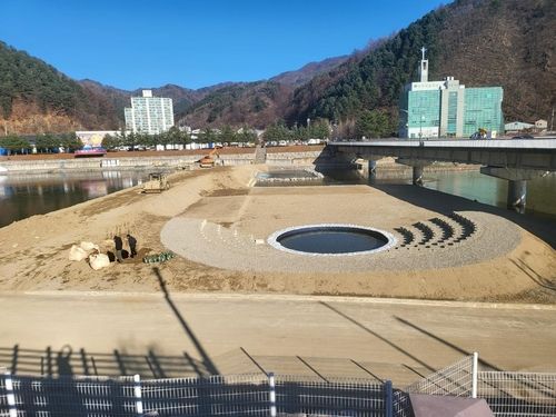 축제장 조성 한창