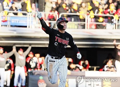 오지환 '스리런 홈런'