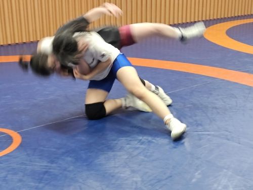 (서울=연합뉴스) 서혜림 기자 = 21일 오후 서울 구로구 고척중 레슬링부 학생들이 훈련을 하고 있다. 2023.12.21 sf@yna.co.kr