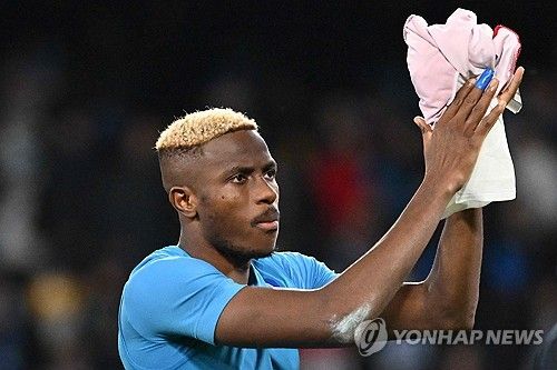 나폴리 공격수 빅터 오시멘