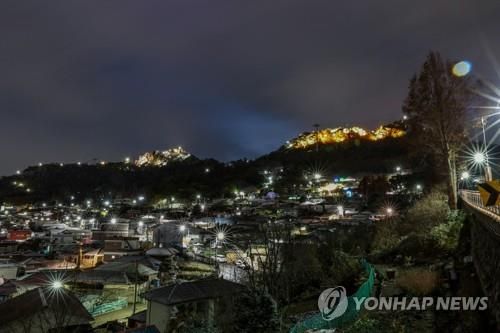 목포 유달산 야경
