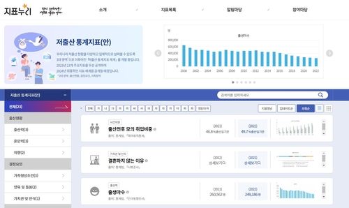 저출산 통계지표 체계