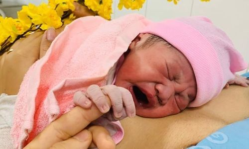 호찌민 병원에서 태어난 신생아