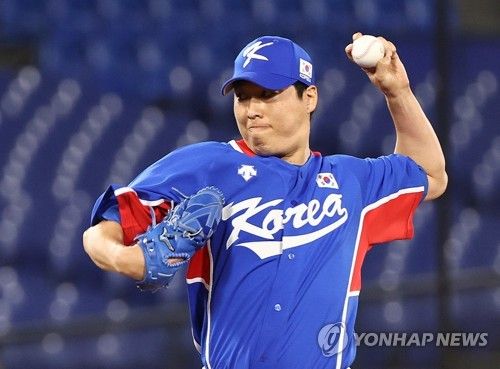 도쿄올림픽에서 역투하는 차우찬