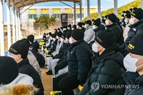 신병 입대자들