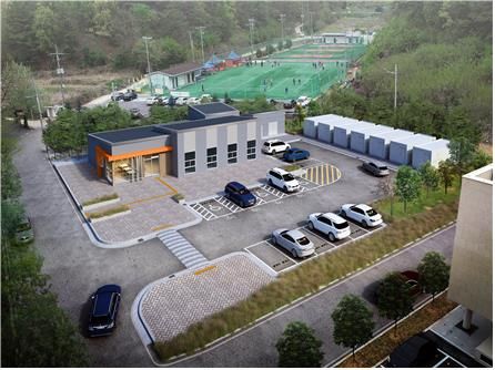 진주시 발달장애인 특화사업장 조감도 