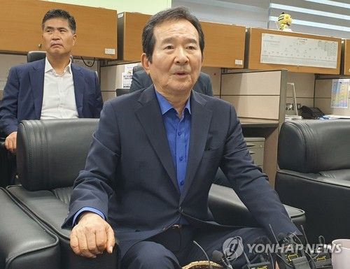 잼버리 관련 발언하는 정세균 전 국무총리