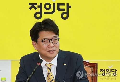 발언하는 김준우 비대위원장