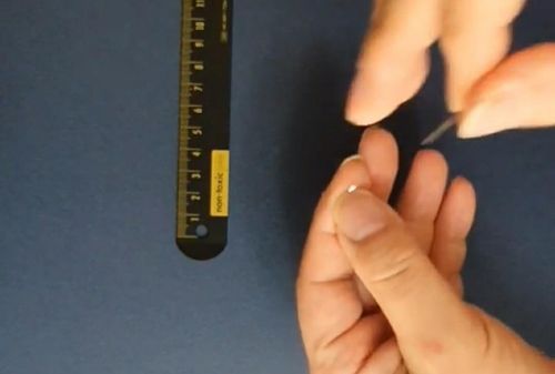 1.8mm 종이학 접는 모습.