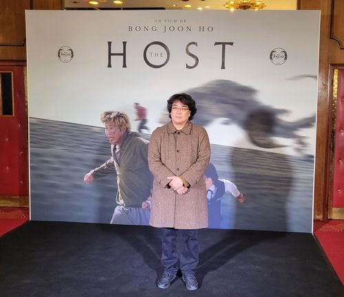 프랑스 파리를 찾은 봉준호 감독