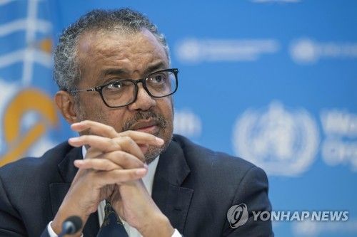 테워드로스 아드하놈 거브러여수스 WHO 사무총장