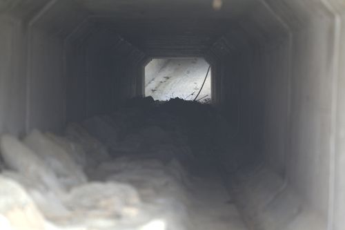 비평저수지에 설치된 터널형 생태통로