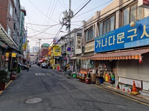 서울 강북구 우이천 골목상권