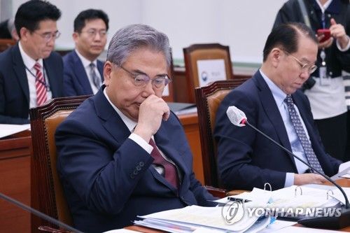 외통위 참석한 박진 장관