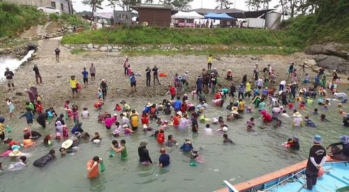 북고리어촌체험마을 전복잡기 체험