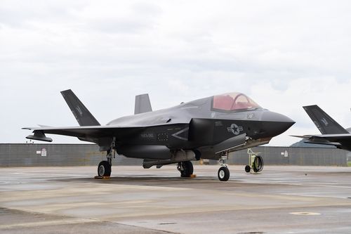 광주기지에 전개한 미 해병대 F-35B