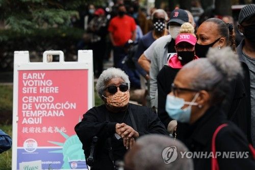 코로나19 사태 발생 직후 뉴욕