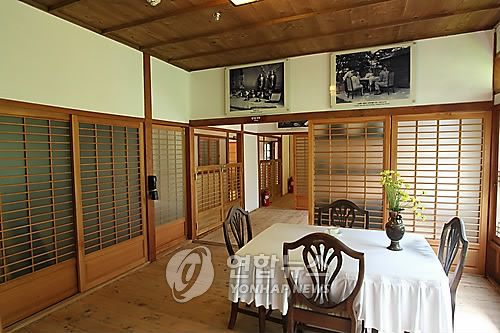 임시수도기념관 내부 모습.