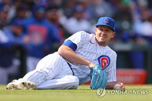 퍼펙트 경기가 깨진 뒤 허탈하게 웃는 스마일리