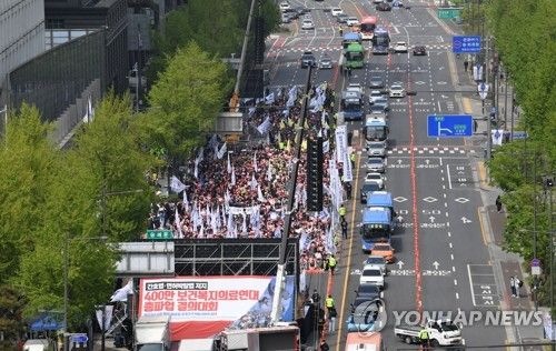 보건복지의료연대, 간호법·면허박탈법 저지 결의대회