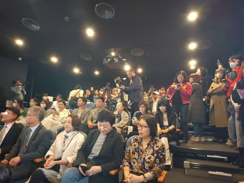 베이징 한국문화원에 설치된 한국영화 전용관