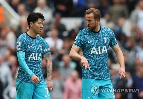 토트넘의 손흥민(왼쪽)과 해리 케인