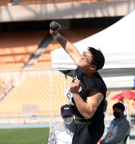 포환던지기 유망주 박시훈