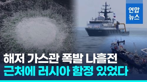 [영상] "러 함정 사진 26장 찍혀"…노르트스트림폭발 나흘전 왜 그곳에? - 2