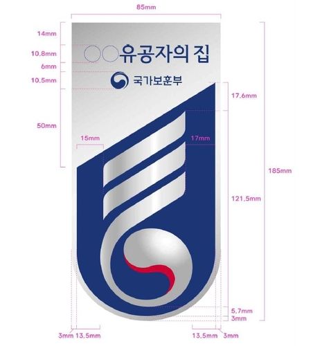 국가유공자 명패 개선안