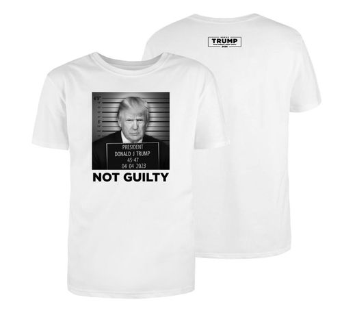 트럼프 대선캠프, 가짜 '트럼프 머그샷' 티셔츠 판매