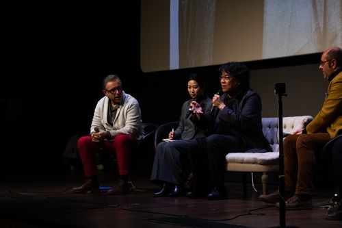 이탈리아 피렌체에서 열린 봉준호 감독의 마스터 클래스