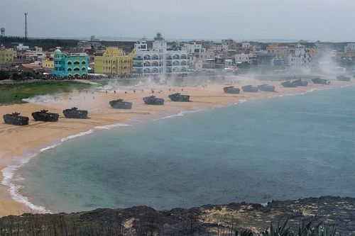 2017년 실시된 대만군의 한광훈련 장면