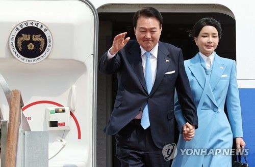 미국 국빈방문 마친 윤석열 대통령 부부