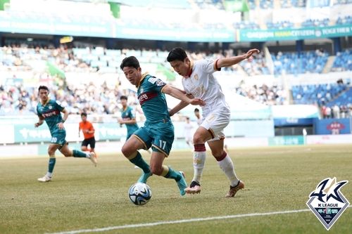 지난 3월 11일 대전과 포항의 시즌 첫 맞대결 장면