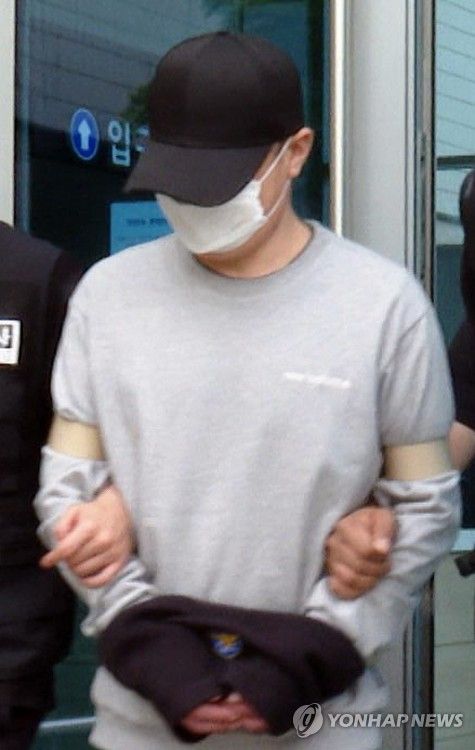 영장실질심사 마친 시흥 아파트 칼부림 피의자