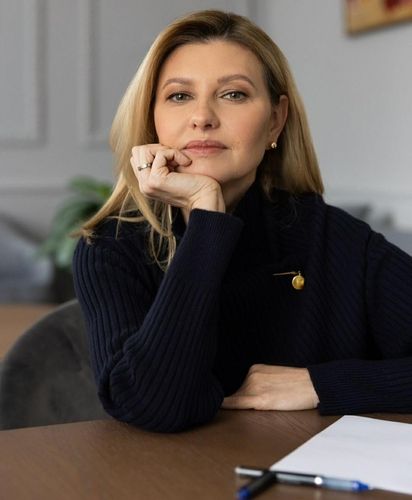 우크라이나 영부인 젤렌스카 여사 