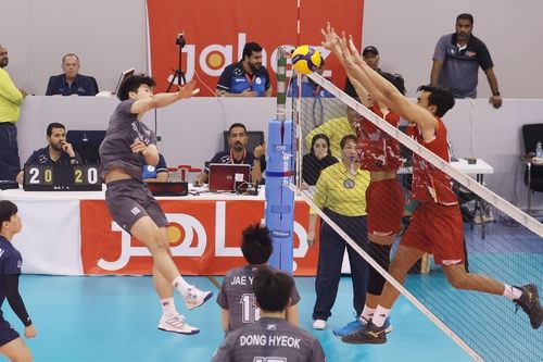 아시아클럽배구선수권 대한항공과 자카르타 바양카라의 대결