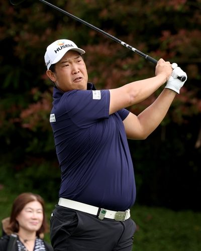 백석현의 드라이버 스윙.