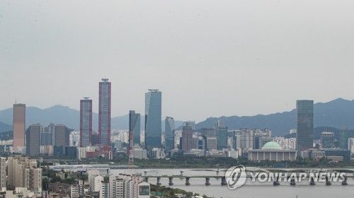 여의도 전경, 여의도 증권가 모습