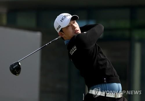 김비오의 드라이버 스윙.