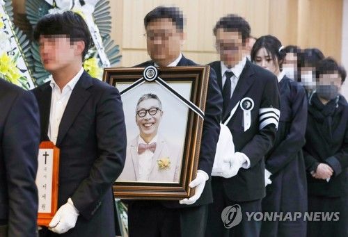 개그맨 서세원 발인