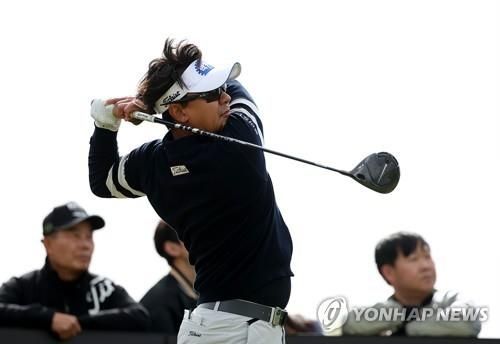 박상현의 티샷.