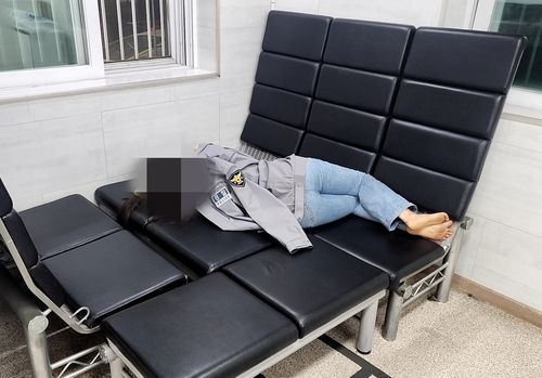 지구대에서 잠든 주취자
