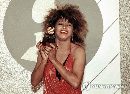 1985년 그래미상 수상 당시 티나 터너 