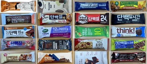 비교 분석 대상 단백질바 