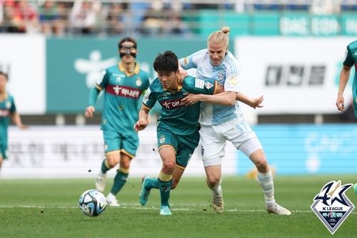 4월 16일 대전과 울산의 K리그1 맞대결 모습